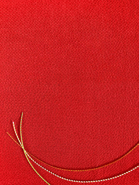 istock Vertical New Year decoration made with Mizuhiki. 1290786249