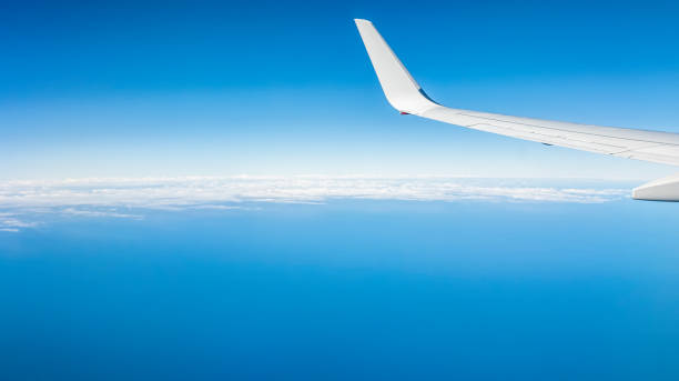 istock Flying above the sea of clouds 1290789316