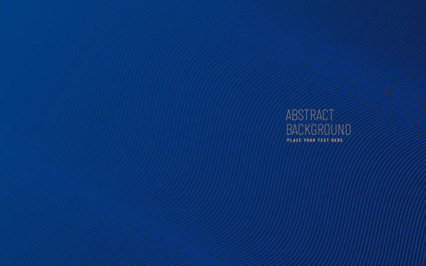 abstrakcyjny ciemnoniebieski gradient siatki z liniami krzywymi wzorzyste tło teksturowane, nowoczesne i minimalne temolate z przestrzenią kopiowania. ilustracja wektorowa - background blue stock illustrations