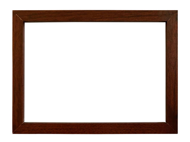 istock Wooden photo frame. 1290801458