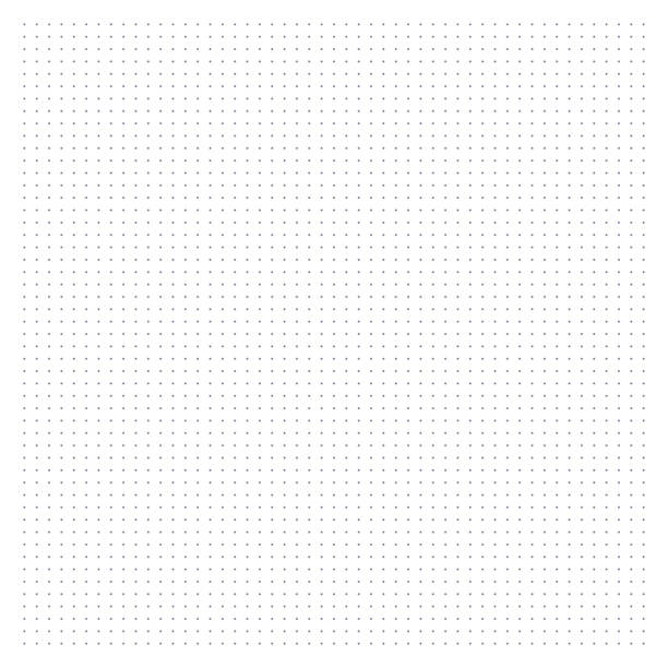 ilustrações de stock, clip art, desenhos animados e ícones de grid paper. dotted grid on white background. abstract dotted transparent illustration with dots. white geometric pattern for school, copybooks, notebooks, diary, notes, banners, print, books. - design