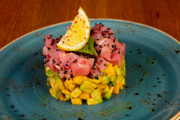 istock Tuna tartar with avocado 1290826297