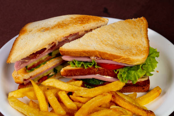 istock Club sandwich with ham 1290826369