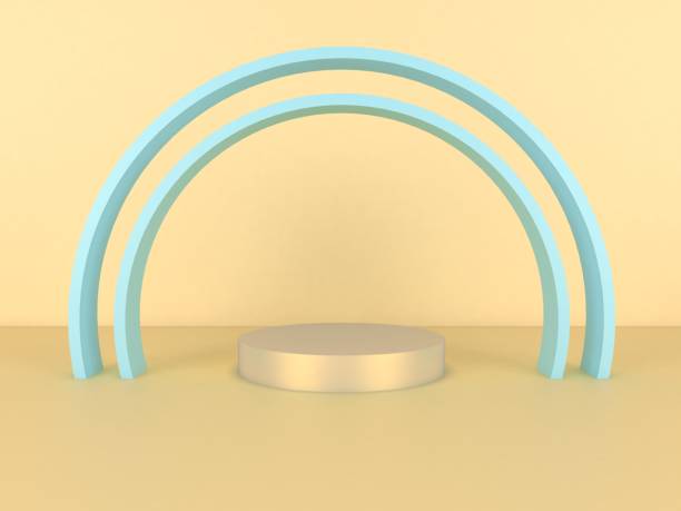 istock 3d render, minimal fashion background 1290826563