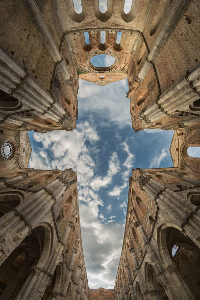 Internal view of San Galgano abbey