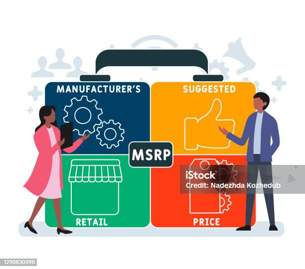 Flat Design With People Msrp Manufacturers Suggested Retail Price