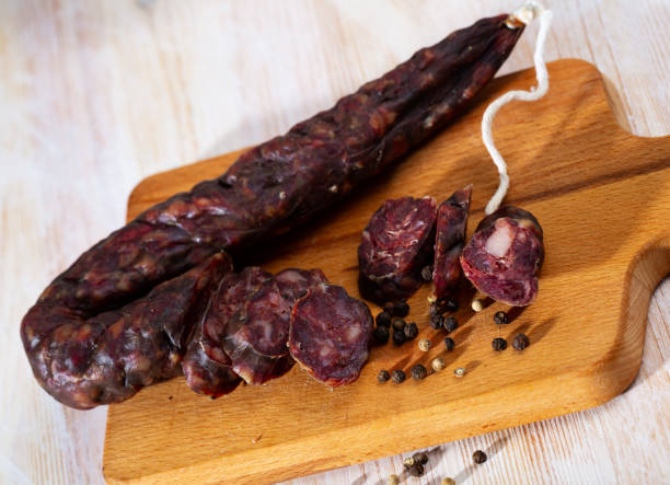 istock French dry cured sausage with liver 1290841501