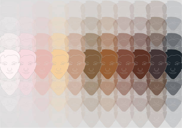 Skin Color Abstract 170+ Skin Color Shades Stock Illustrations, Royalty-Free Vector ...