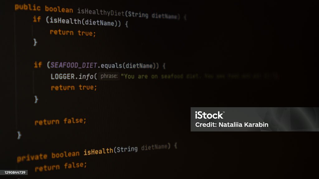 Programming Code Screen Dark Programming Code Screen Dark Theme Of Ide Dark Mode Of Code Editor ...