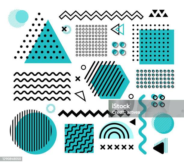 Design Elements Stock Illustration - Download Image Now - Pattern, Geometric Shape, Shape