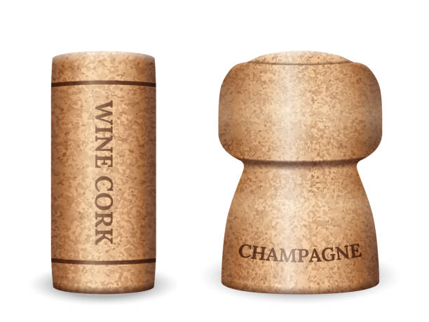 illustrations, cliparts, dessins animés et icônes de bouchon de champagne et de vin - wine bottle wine wood bottle stopper