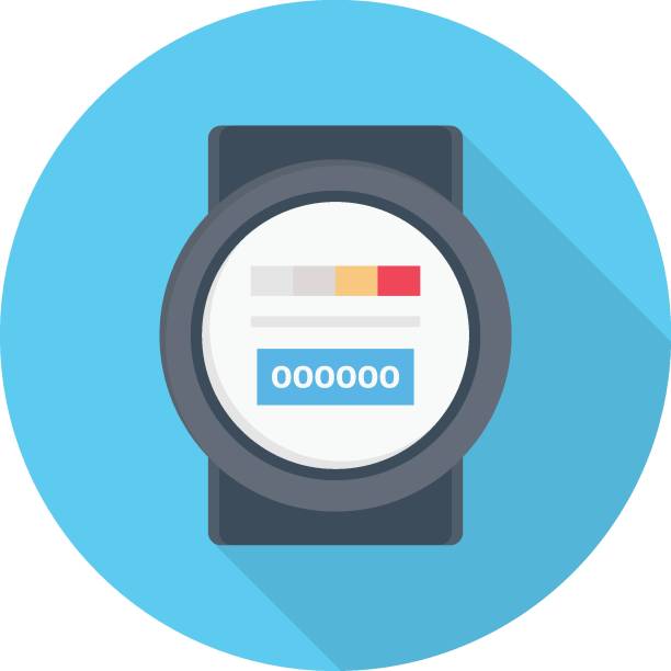 напряжение - instrument of measurement meter voltmeter electric meter stock illustrations