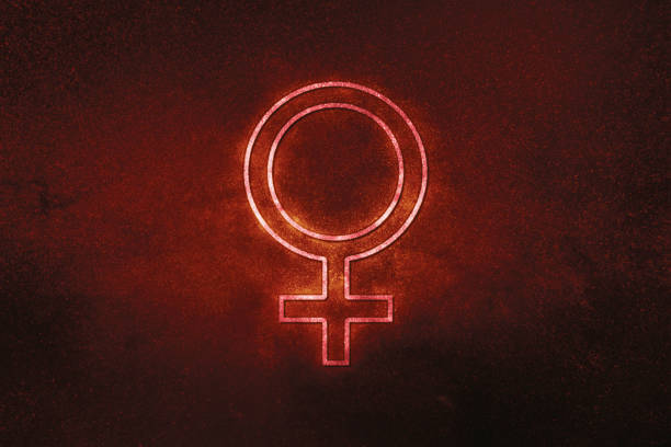 Venus sign, Planet Venus Symbol, Red symbol