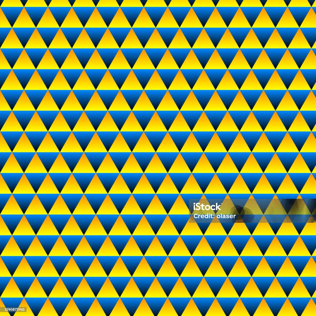 Evenly Spaced Equally Sized Triangle Based Pattern Of Gradients Stock ...