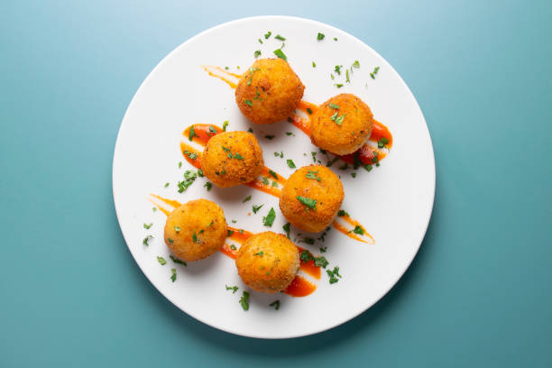 istock Broccoli croquettes with cheese. Traditional spanish tapa. 1290873242