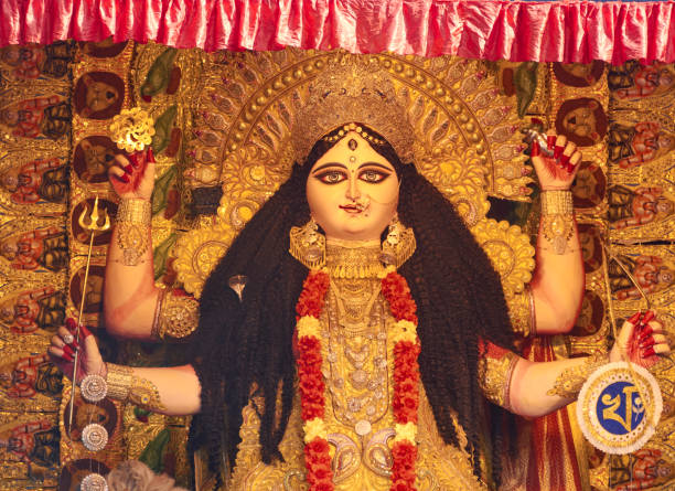 istock Worship of Jagadhatri puja at Chandannagar 1290875643