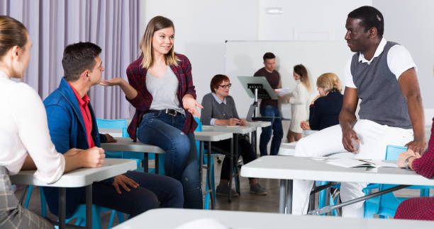 istock Adult students during recess 1290876305