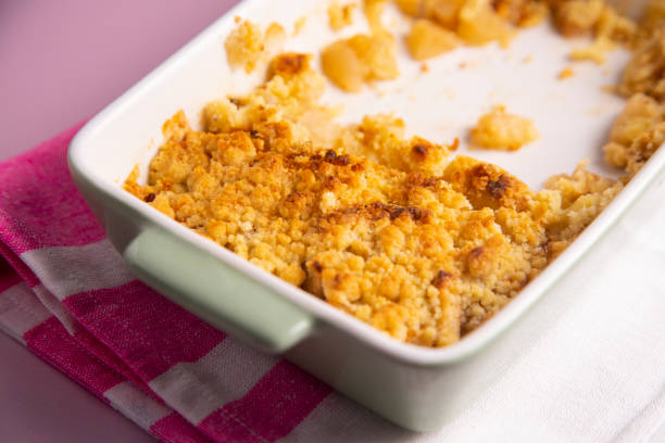 istock Apple crumble delicious dessert 1290877518