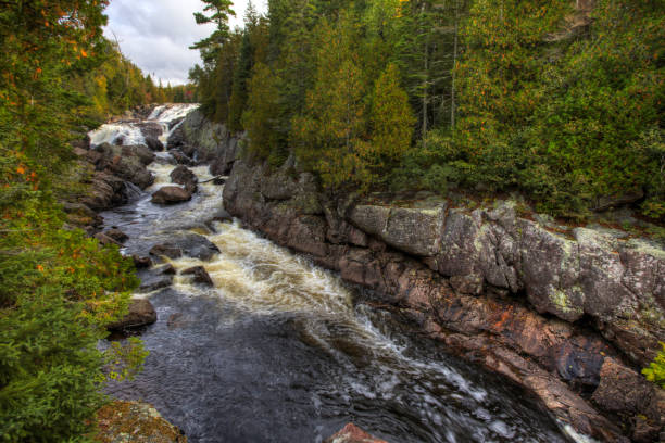 istock Lower Sand River Falls in Ontario, Canada 1290878206