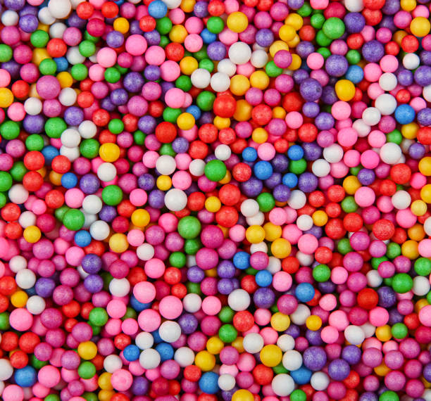 istock Background of colorful expanded polystyrene balls 1290879339