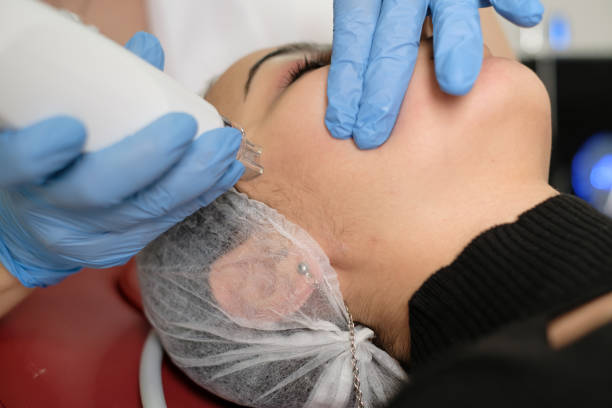 istock Beautician making mesotherapy on face 1290880369