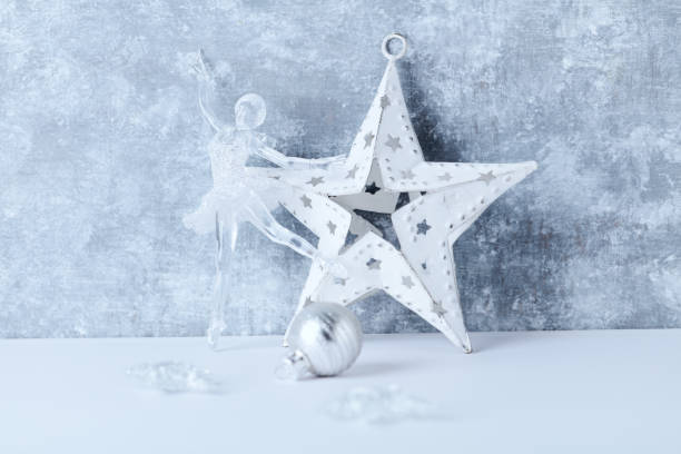 istock Christmas decoration. Bright wooden background. Close up. 1290886347