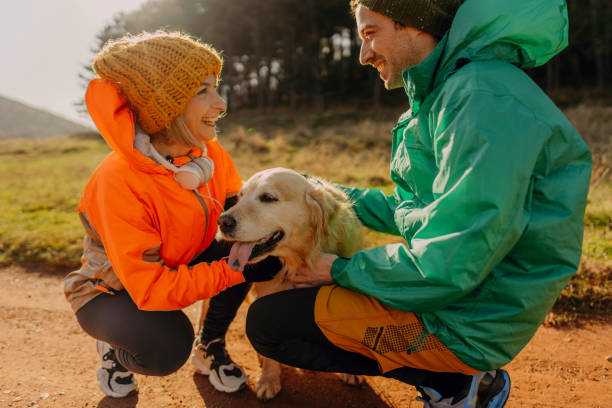 istock Couple spending sunny winter day outdoors 1290886926
