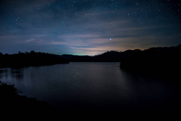 istock Night scene milky way at Malaysia 1290888221