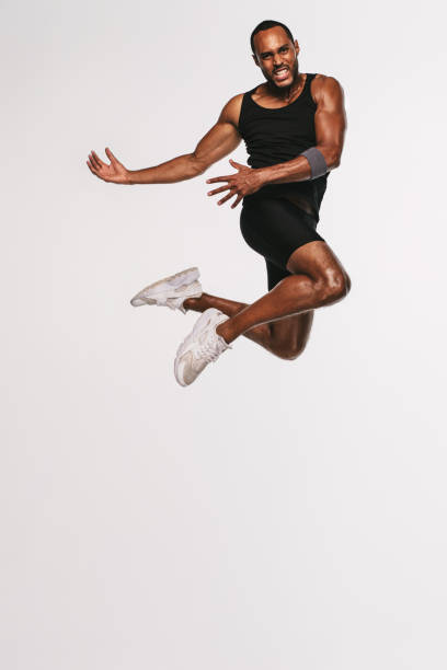 istock Athlete working hard during fitness training 1290903428