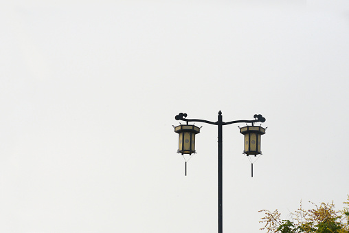 Street lamp on luoyang island in china
