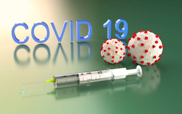 istock Vaccine against disease Covid-19 with syringe. It use for prevention,immunization and treatment from corona virus infection. 1290920186