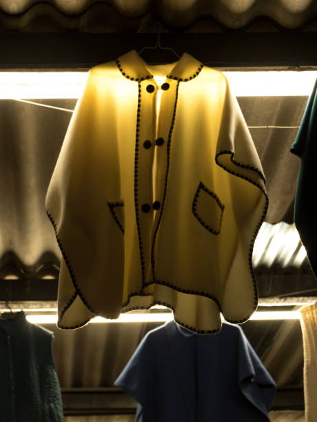 istock Garment, ruana, illuminated at night 1290934734