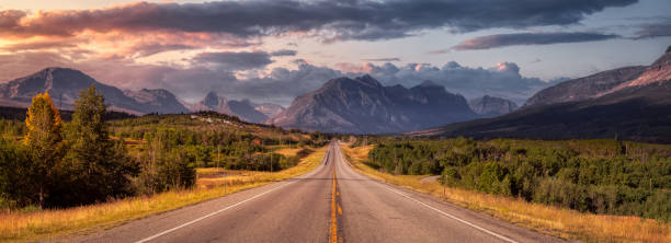 istock Scenic Highway with American Rocky Mountain 1290936363