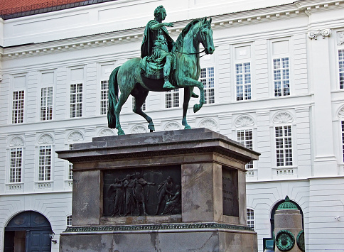 The equestrian statue of Emperor Joseph II. (Denkmal Kaiser Josef II., Wien) - Vienna, Austria