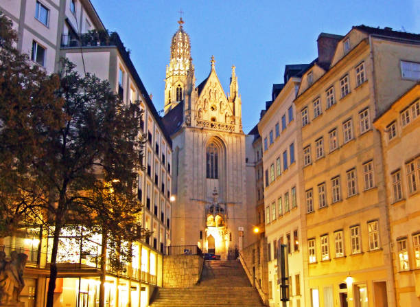 istock Catholic Church Maria am Gestade (Catholic Church Maria am Gestade, Vienna) - Vienna, Austria 1290946524