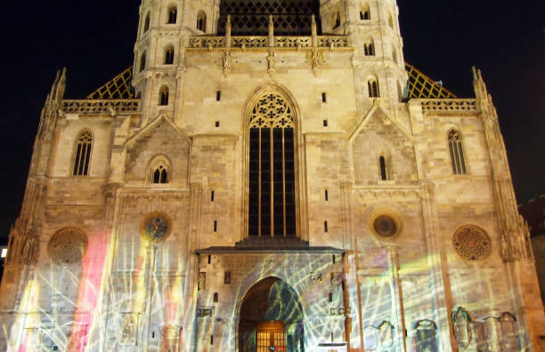 istock The St. Stephen's Cathedral or Die Domkirche St. Stephan, Wien (Medieval Roman Catholic place of worship with an ornate spire, catacombs & a treasury museum) - Vienna, Austria 1290947377