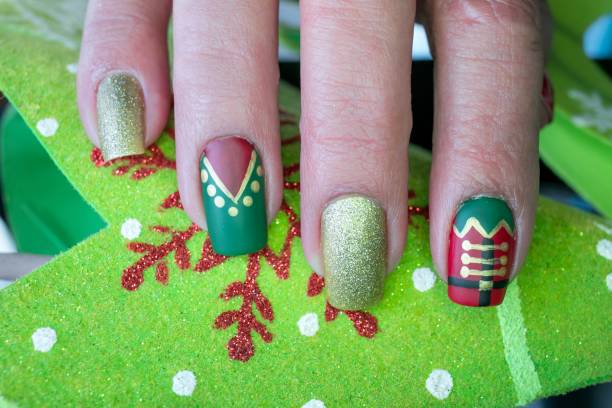 istock Toy Soldier Nail Art Design 1290948107