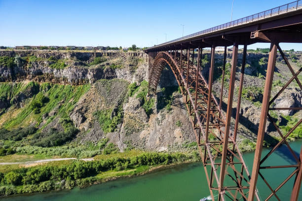 istock Perrine bridge over Snake river canyon, Twin falls, Idaho 1290953198