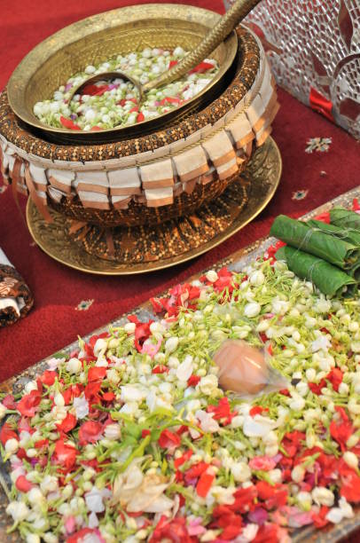 Javanese Indonesia wedding decorations and ornaments