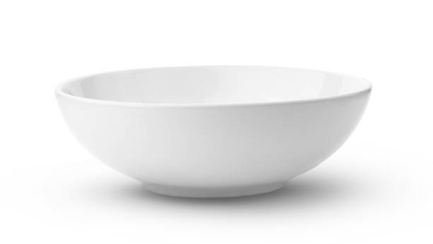 istock white ceramics bowl on white background 1290970333