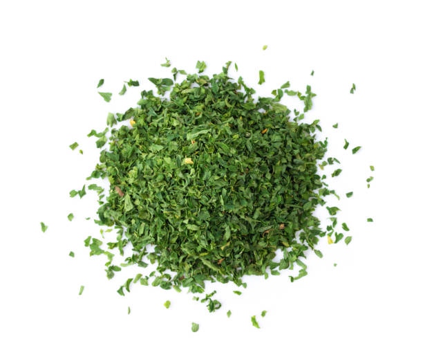 istock dried parsley on white background top view 1290977498