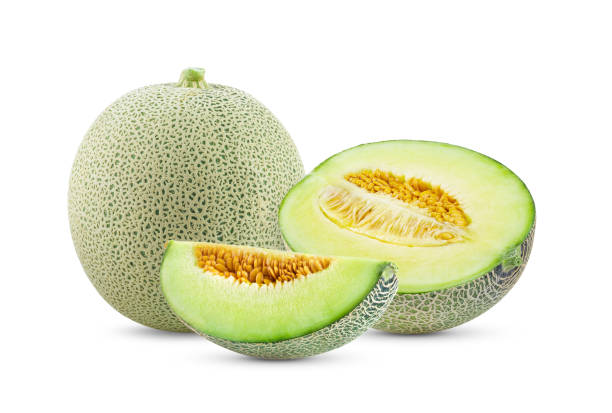 istock cantaloupe melon isolated on white background 1290982346