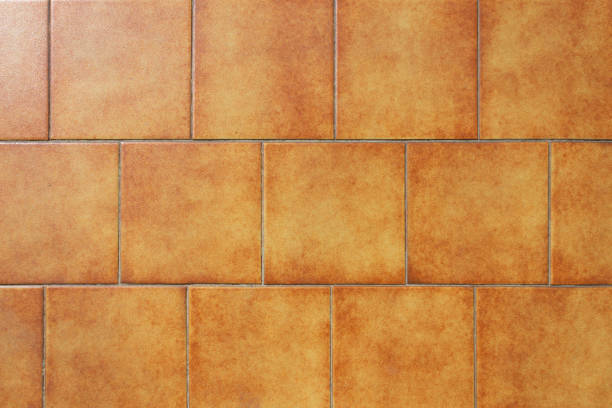 istock Checkered terracotta tiles. background, copy space 1290999894