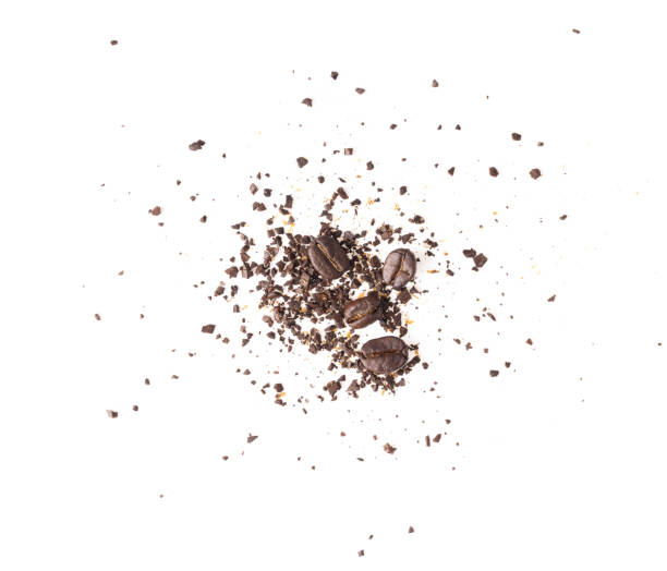 istock coffee beans and powder on white background 1291001734