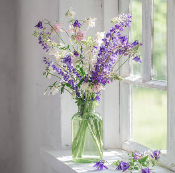 istock summer flowers in vase on windowsill in sunlight 1291002982