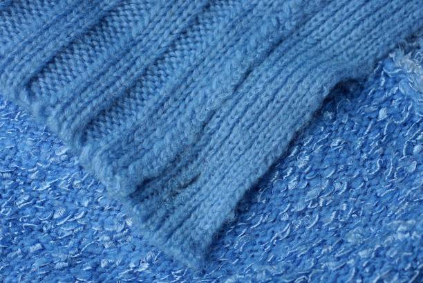istock blue texture of crumpled wool 1291003060