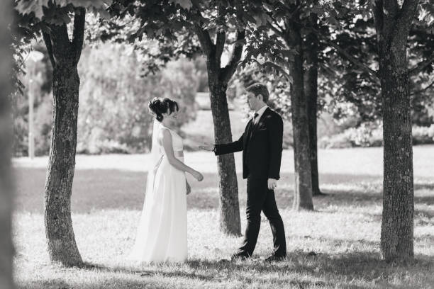 istock Bride and groom in nature. 1291009725