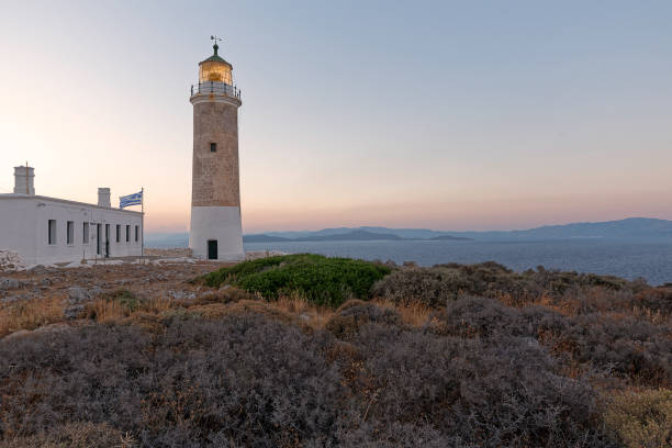 istock View of an old lighthouse in Cythera island. 1291011982