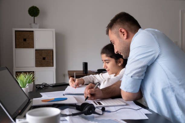 istock Businessman working at home. 1291020556
