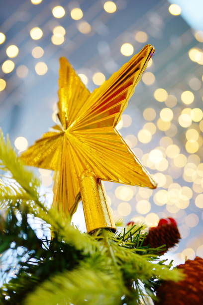 istock Christmas Decoration with Lights and Star Shape 1291026351